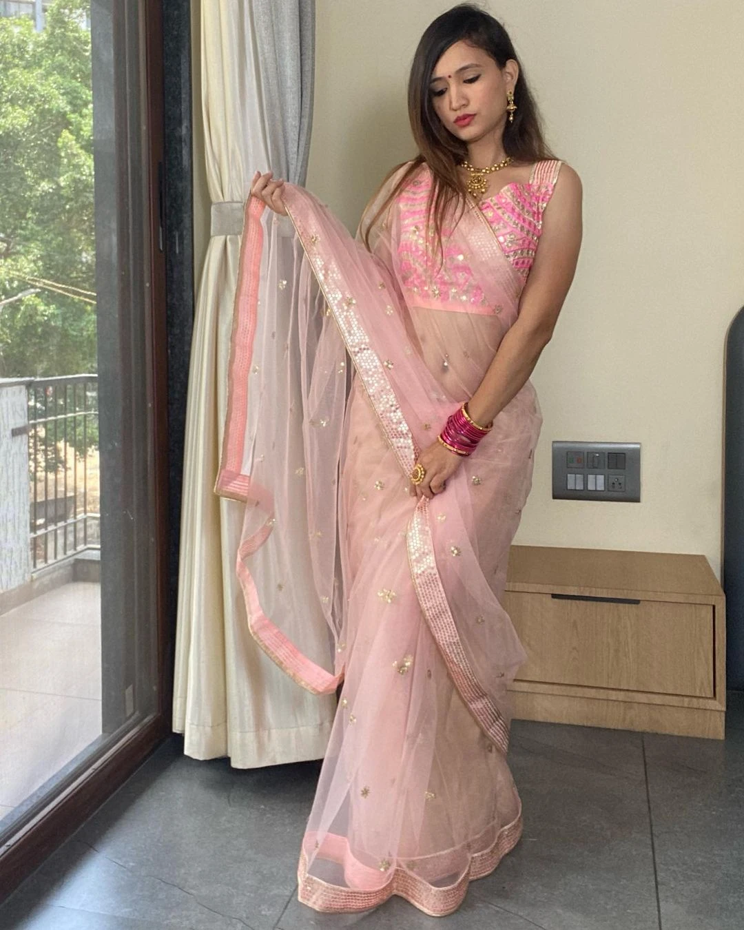 Vardan Ethnic Bt-286 Heavy Nylone Butterfly Net Wholesale Fancy Saree — Wholesale Sarees, MPA wholesale from Surat — view 6